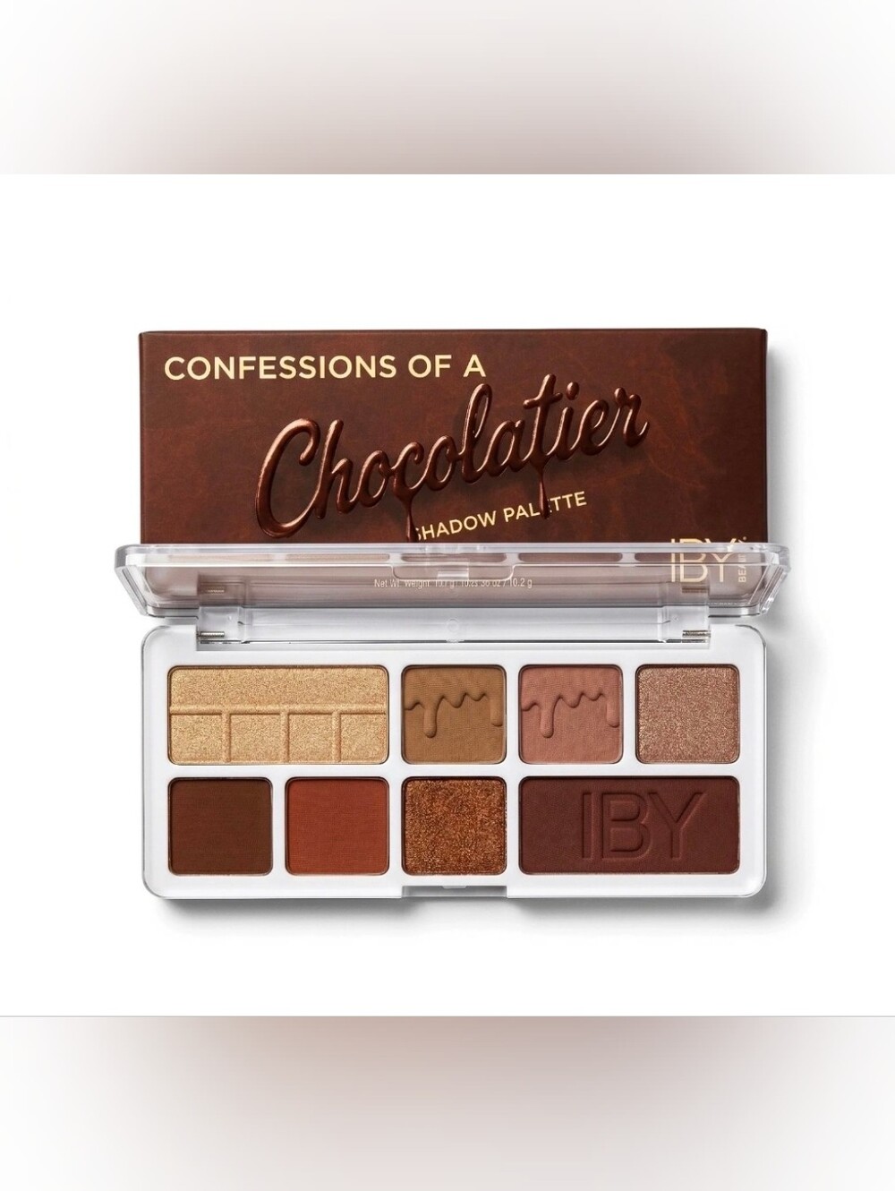 IBY Confessions of a Chocolatier Eyeshadow Palette - Warm Brown & Gold Tones